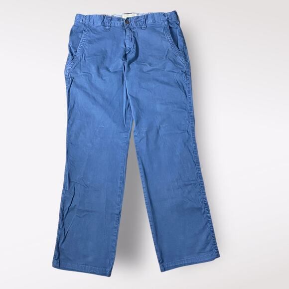 The Territory Ahead Mission Comfort Flat Front‎ Chino Pants Mens Size 32/30 Blue - Picture 8 of 11